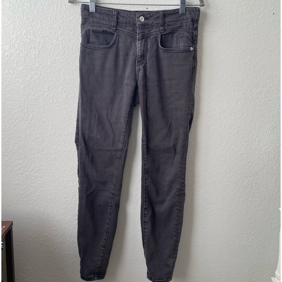 Anthropologie Pilcro & The Letter Press Gray High Rise Skinny Jeans